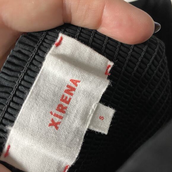 Xirena Women's Small Maxi Dress Black A-Line Pockets 100% Cotton Boho Modern - Picture 3 of 5